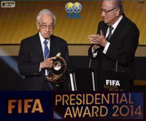 пазл Премии президента ФИФА 2014 для Hiroshi Kagawa